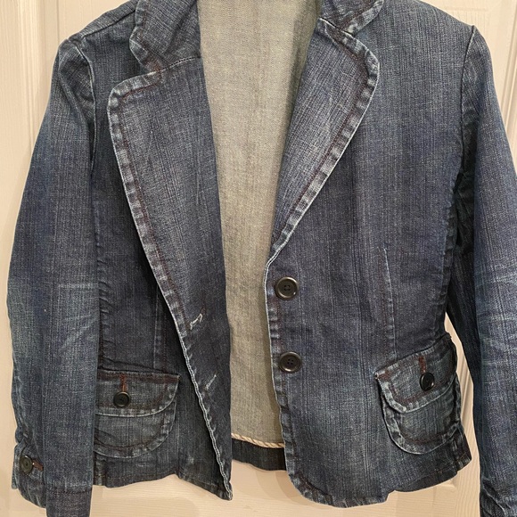 EXPRESS Women's Blue Jean Jacket - Picture 1 of 7